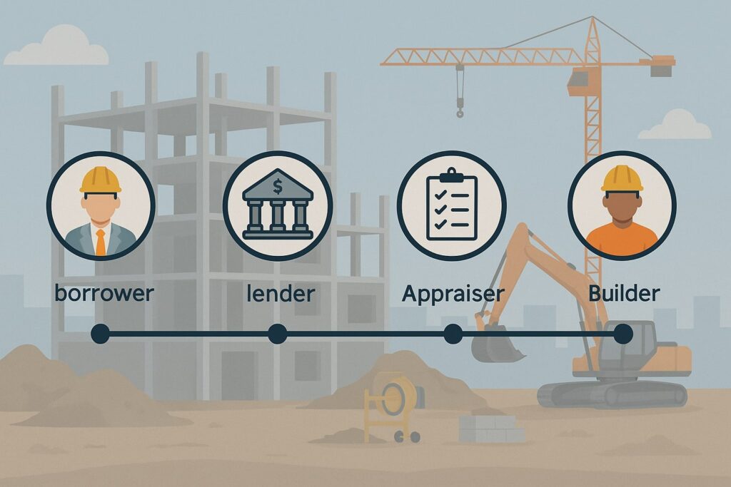 Key Parties and Timeline in a Construction Loan
