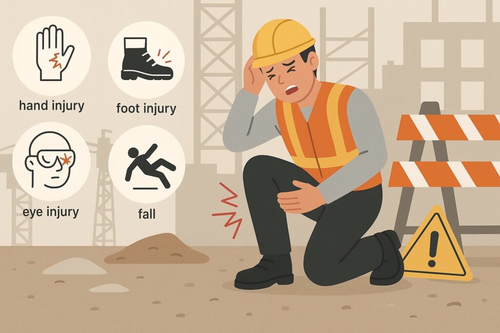 The Most Common Job Site Injuries in the U.S.