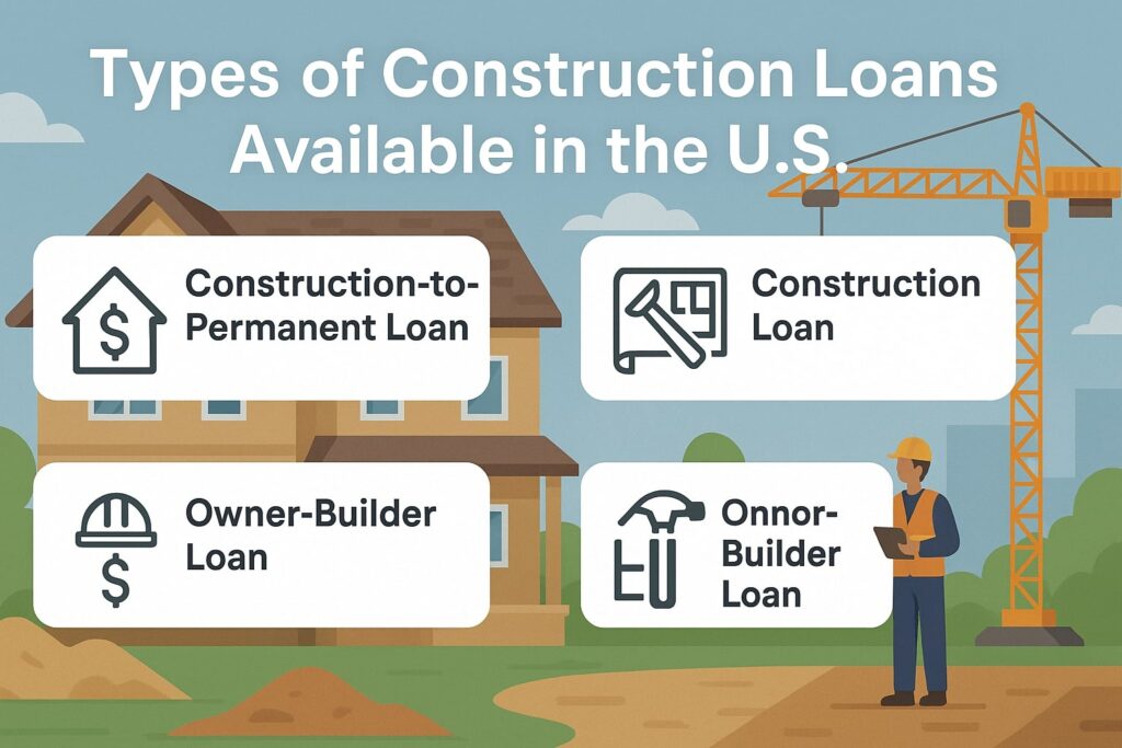 Types of Construction Loans Available in the U.S.