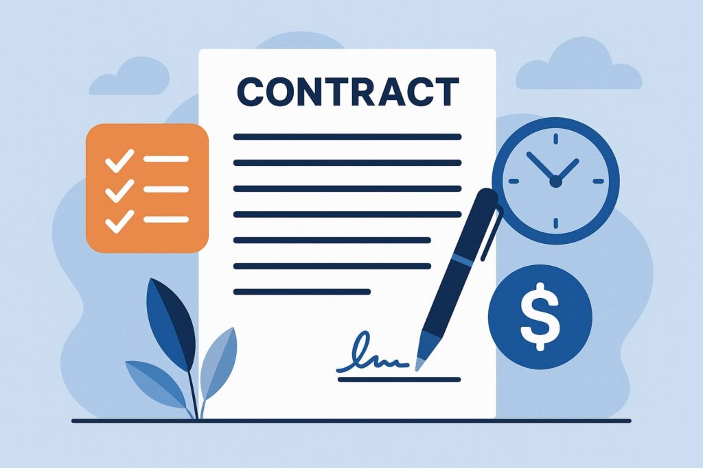 Use Contract Language That Protects Scope, Time, and Payment