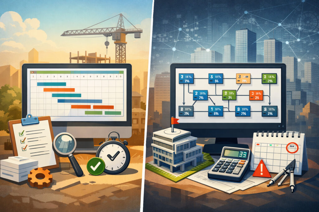 When Gantt charts are enough vs when you need deeper CPM scheduling