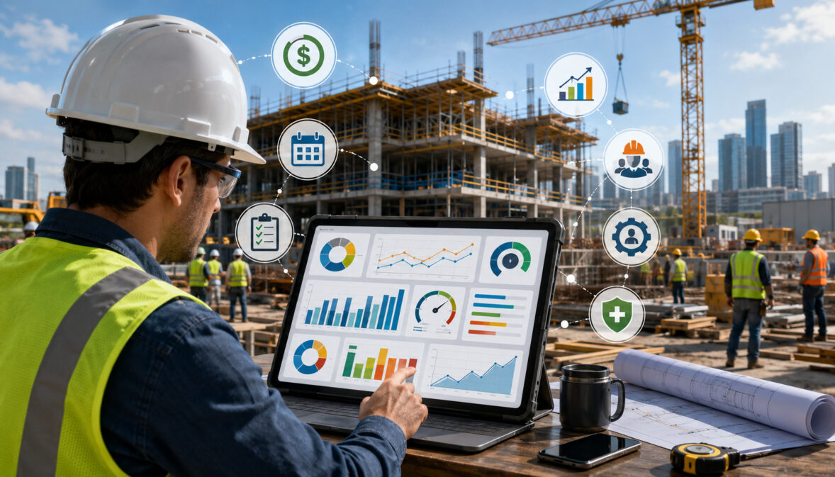 Using Dashboards to Track Construction KPIs