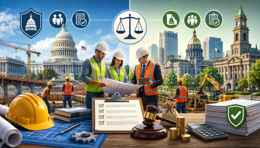 Davis-Bacon and state prevailing wage compliance for public construction projects